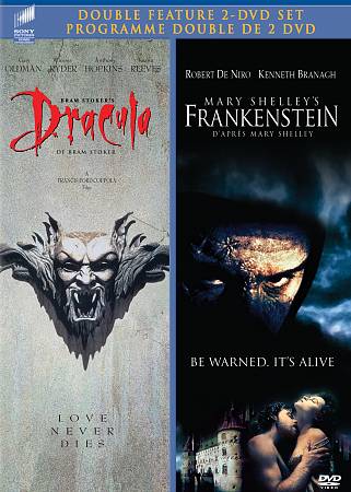 BRAM STOKER'S DRACULA/MARY SHELLY'S FRANKENSTEIN 2-PACK NEW DVD - Imagen 1 de 1