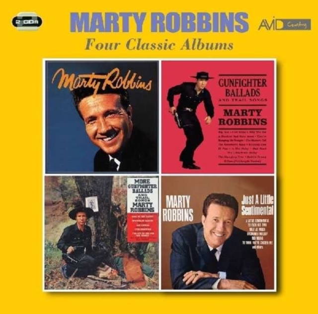 MARTY ROBBINS - FOUR CLASSIC ALBUMS (2 CD) NEW CD - Picture 1 of 1
