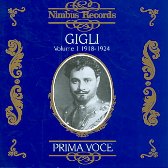 PRIMA VOCE - BENIAMINO GIGLI VOL 1 1918-1924 - Picture 1 of 1